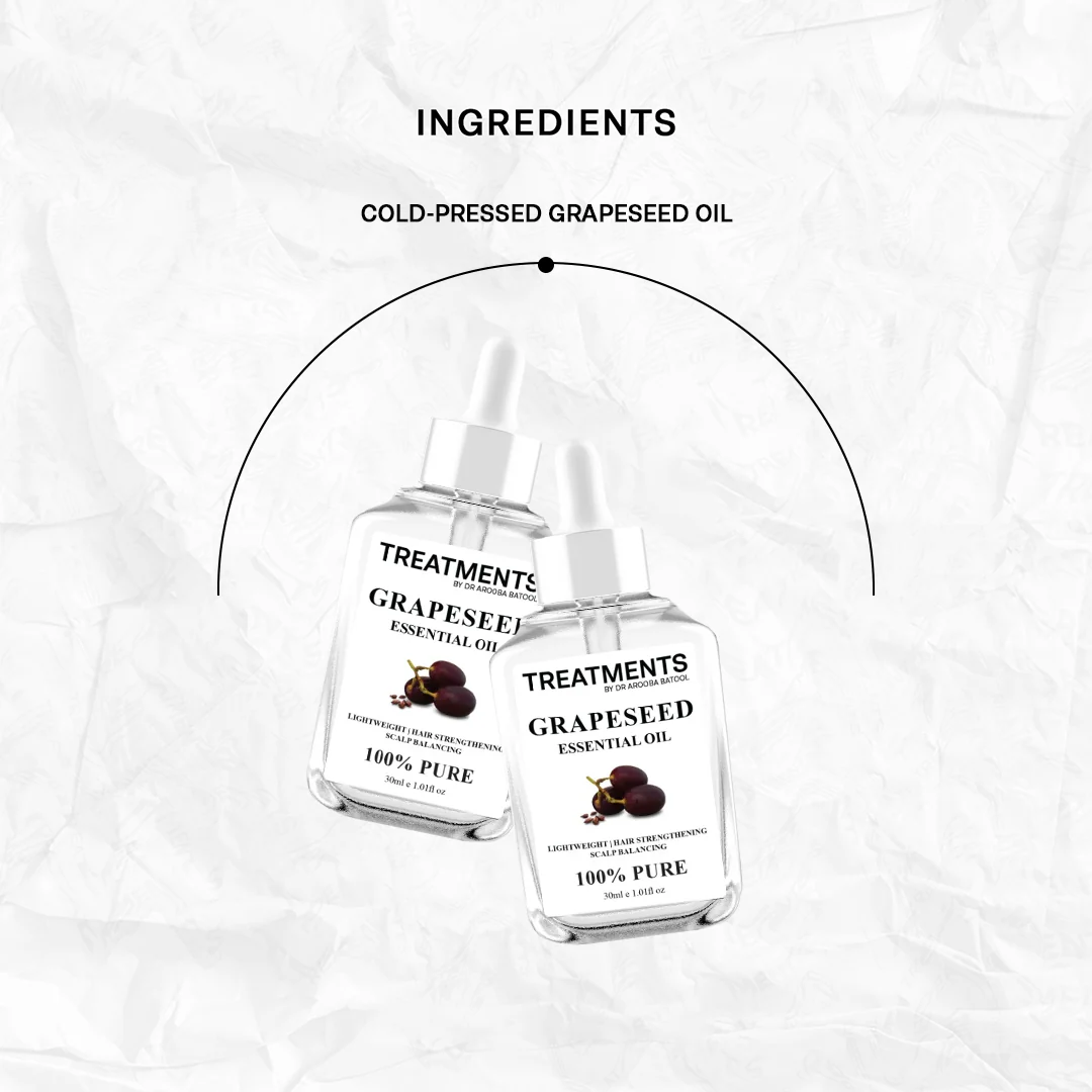 Grapeseed Essential Oil - Hair Strengthening Scalp Balancing - Image 3